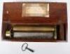 A 19th century Swiss combed mahogany cylinder music box - 8