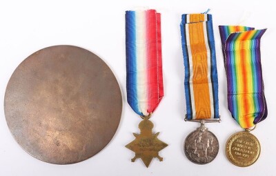 An Emotive Great War 1914-15 Star Medal Trio and Memorial Plaque and Original Documents to a Soldier in the 6th London Regiment (The City Rifles) who Died at Home in May 1917 Having had Both Legs Amputated Due to Gunshot Wounds. - 9