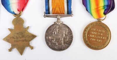 An Emotive Great War 1914-15 Star Medal Trio and Memorial Plaque and Original Documents to a Soldier in the 6th London Regiment (The City Rifles) who Died at Home in May 1917 Having had Both Legs Amputated Due to Gunshot Wounds. - 10