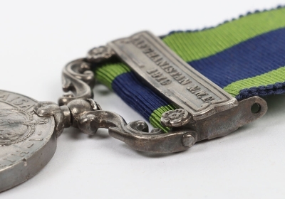 India General Service Medal to an Officer in the Indian Army for service in the Third Afghan War - 4