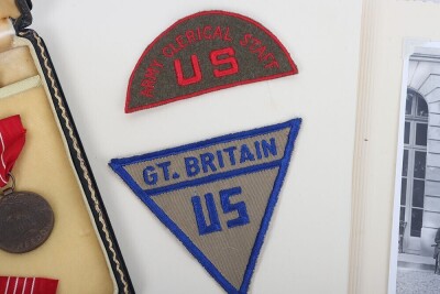WW2 1945 American Medal for Freedom, Paperwork and Photograph Albums Awarded to a British Citizen for Service with the US Forces in 1945 - 2