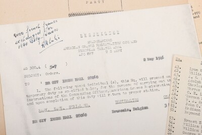 WW2 1945 American Medal for Freedom, Paperwork and Photograph Albums Awarded to a British Citizen for Service with the US Forces in 1945 - 25