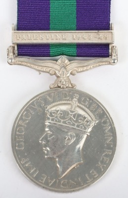 General Service Medal to the African Pioneer Corps for the Post Second World War Conflict in Palestine