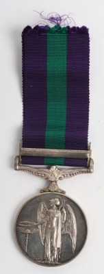 General Service Medal 1918-62 Flying Officer Royal Air Force, - 4