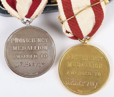 South Africa, an Impressive and Scarce Pair of Red Cross Proficiency Medals in Gold and Silver to a Single Individual. - 3