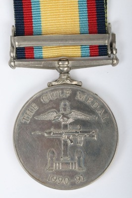 British Gulf War Medal with 16th Jan Bar, Royal Artillery. - 4