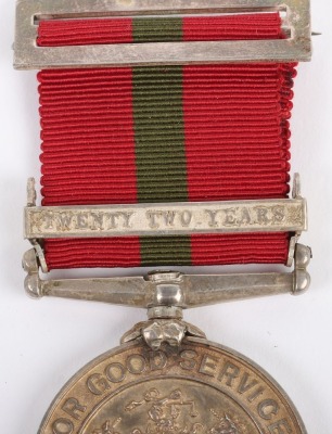 Scarce Cased Silver Bristol Police Good Service Medal - 5