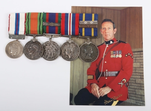 Scarce Royal Canadian Mounted Police Long Service Medal Group of 5