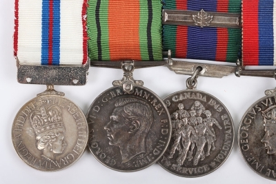 Scarce Royal Canadian Mounted Police Long Service Medal Group of 5 - 3