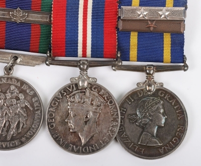Scarce Royal Canadian Mounted Police Long Service Medal Group of 5 - 4