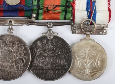 Scarce Royal Canadian Mounted Police Long Service Medal Group of 5 - 11