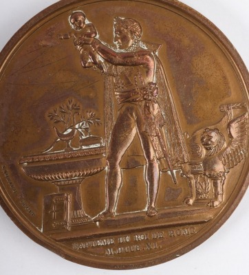 French Napoleonic Medallion Commemorating the Birth of Jerome - 6
