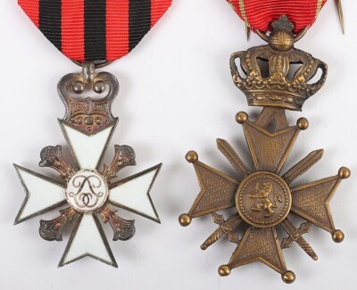 Grouping of Belgium Military and Civil Decorations - 5