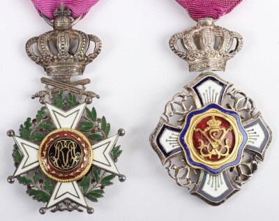 Grouping of Belgium Military and Civil Decorations - 6