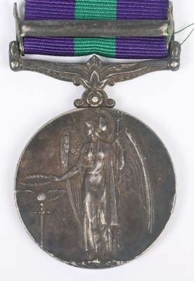 GVR V, General Service Medal (GSM) & Iraq Bar, Royal Irish Rifles. - 2