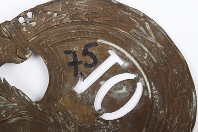 French Model 1815 Shako Plate of the 10th Legion Departmentale - 5