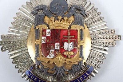 Spanish Order of St Hermenegild Breast Star - 4