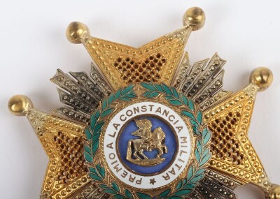Spanish Order of St Hermenegild Breast Star - 5