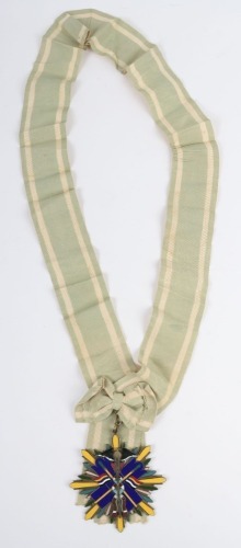 China Warlord Era 1912-28, Japanese Order of the Golden Kite 1st Class Sash Order
