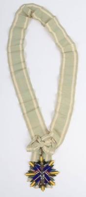 China Warlord Era 1912-28, Japanese Order of the Golden Kite 1st Class Sash Order