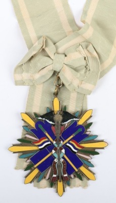 China Warlord Era 1912-28, Japanese Order of the Golden Kite 1st Class Sash Order - 10