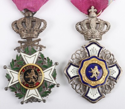 Grouping of Belgium Military and Civil Decorations - 4