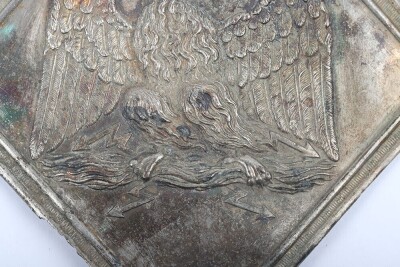 Napoleonic French 1st Empire Cavalry Officers Shako Plate - 4