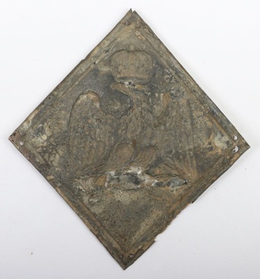 Napoleonic French 1st Empire Cavalry Officers Shako Plate - 2