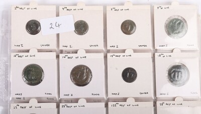 Collection of Napoleonic Military and Civilian Tunic Buttons, - 6