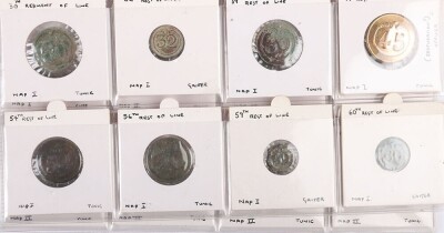 Collection of Napoleonic Military and Civilian Tunic Buttons, - 8