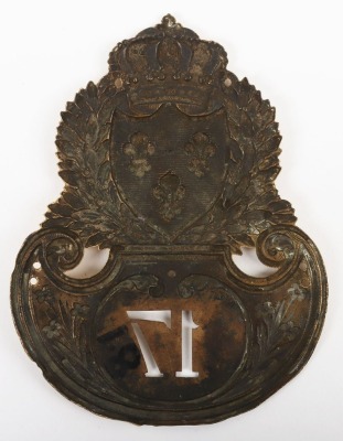 French Model 1821 17th Regiment of Infantry Shako Plate - 4