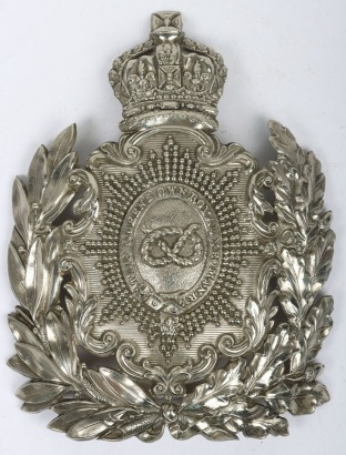 Queens Own Royal Yeomanry (Staffordshire) 1871 Pattern Helmet Plate