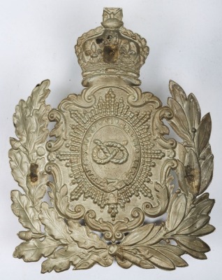 Queens Own Royal Yeomanry (Staffordshire) 1871 Pattern Helmet Plate - 2