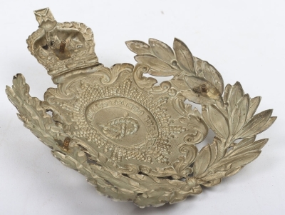 Queens Own Royal Yeomanry (Staffordshire) 1871 Pattern Helmet Plate - 3