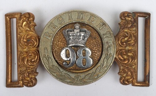 Victorian 98th (Prince of Wales) Regiment of Foot Officers Waist Belt Clasp pre-1881,
