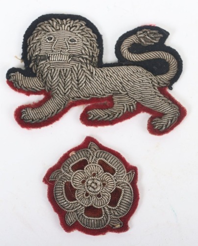 Victorian Kings Own Royal Lancaster Regiment Officers Forage Cap Badge