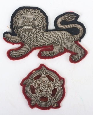 Victorian Kings Own Royal Lancaster Regiment Officers Forage Cap Badge
