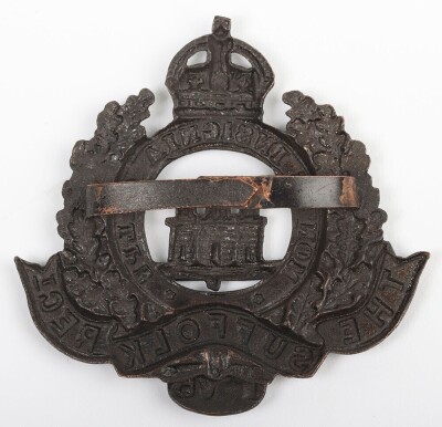 1st Volunteer Battalion Suffolk Regiment Officers Cap Badge - 2