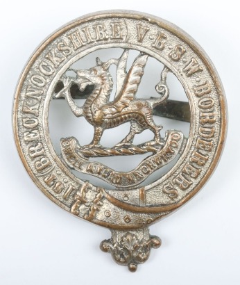 1st Brecknockshire Volunteer Battalion South Wales Borderers Glengarry Badge