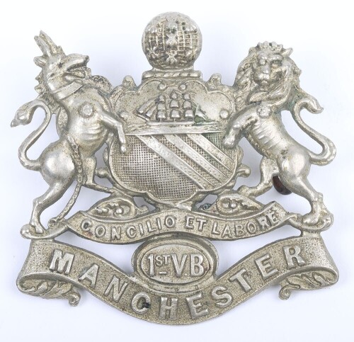 1st Volunteer Battalion Manchester Regiment Cap Badge