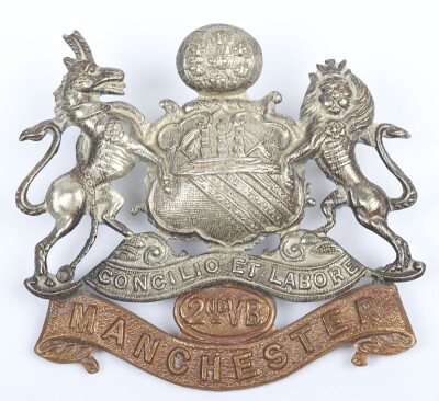 2nd Volunteer Battalion Manchester Regiment Cap Badge