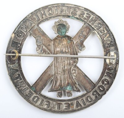 1st Inverness Highland Rifle Volunteers Glengarry Badge - 2