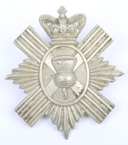 Victorian Scottish Royal Aberdeen Militia Glengarry Badge 1874-81