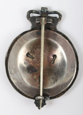 1st Suffolk Volunteer Battalion Officers Glengarry / Foreign Service Helmet Badge - 2