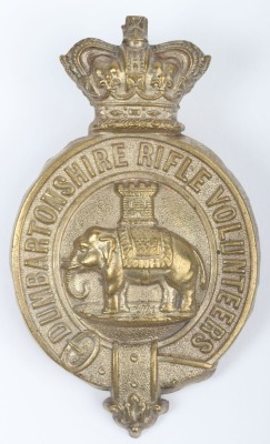 Victorian Dumbartonshire Rifle Volunteers Shako Badge