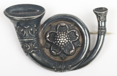 Victorian Yorkshire Rifle Volunteers Forage Cap Badge