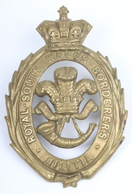 Victorian Royal South Wales Borderers Militia Other Ranks Glengarry Badge 1876-81