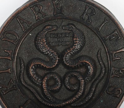 Scarce South Irish Militia Kildare Rifles Glengarry Badge - 2