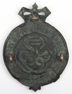Scarce South Irish Militia Kildare Rifles Glengarry Badge - 3