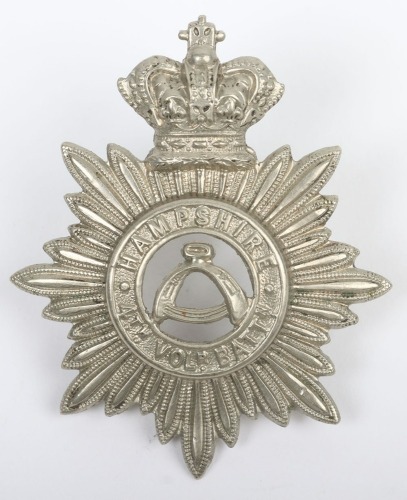 Victorian 4th Volunteer Battalion Hampshire Regiment Cap Badge